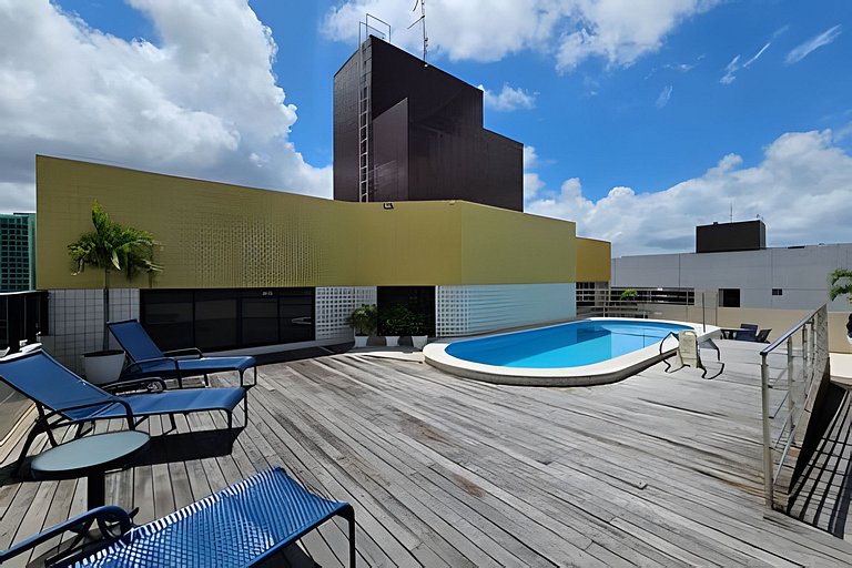 ESPETACULAR 1 dorm com piscina em Manaíra!
