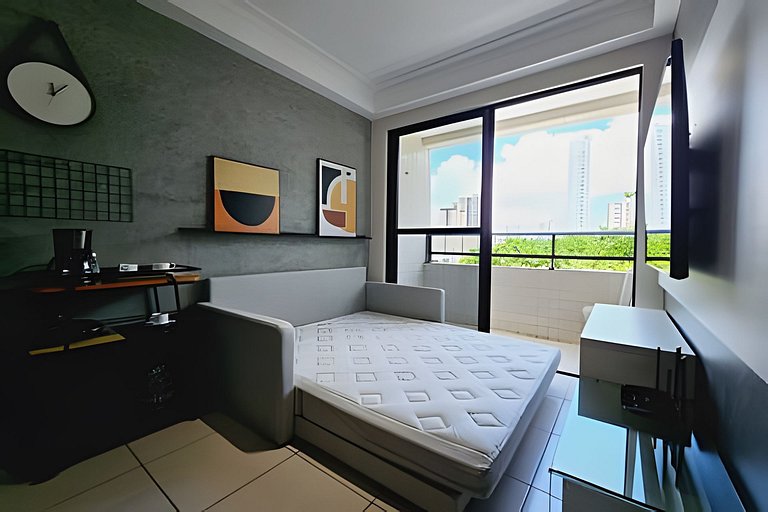 ESPETACULAR 1 dorm com piscina em Manaíra!