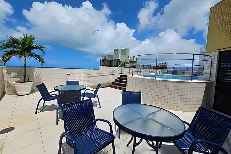 ESPETACULAR 1 dorm com piscina em Manaíra!