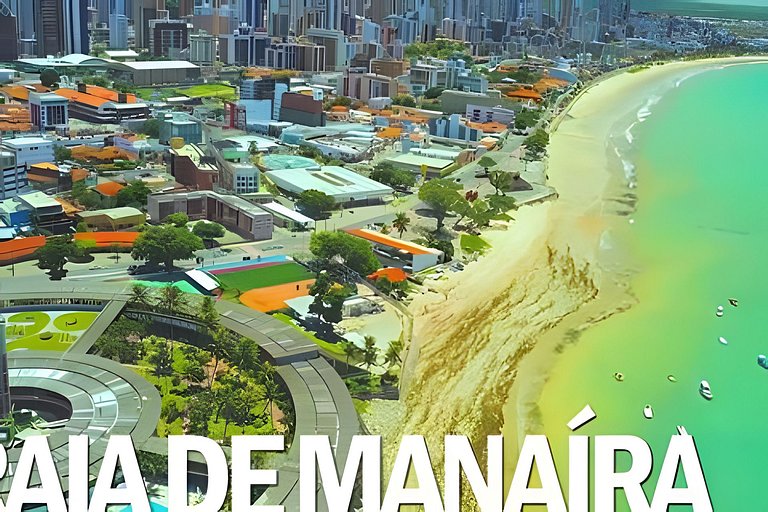 ESPETACULAR 1 dorm com piscina em Manaíra!