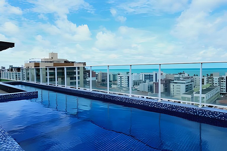 CABO BRANCO 200m do mar 2 dorm, piscina +garagem!