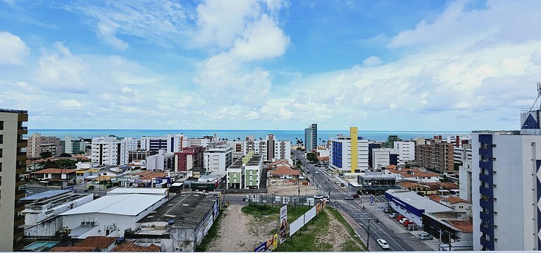 CABO BRANCO - 2 dorm, 5 pessoas, piscina, garagem!