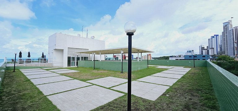 CABO BRANCO - 2 dorm, 5 pessoas, piscina, garagem!