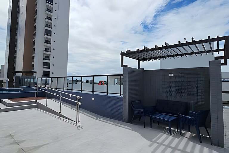PERFEITO 1dorm, piscina, churrasqueria, Intermares