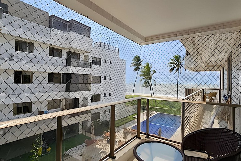 PÉ NA AREIA Raridade, Jardim Oceania com Piscina e garagem