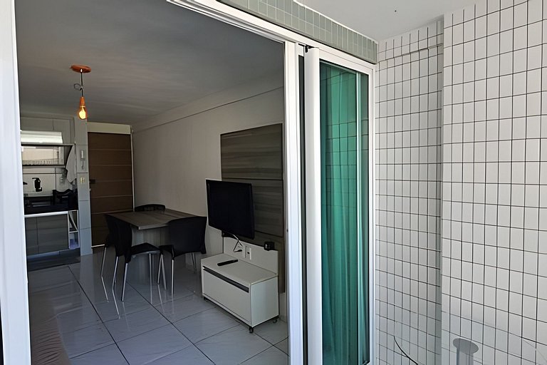 ACONCHEGANTE em Tambaú, piscina, garagem FIXA e completo!