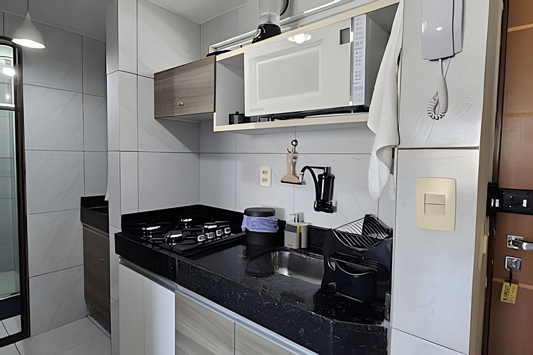 ACONCHEGANTE em Tambaú, piscina, garagem FIXA e completo!