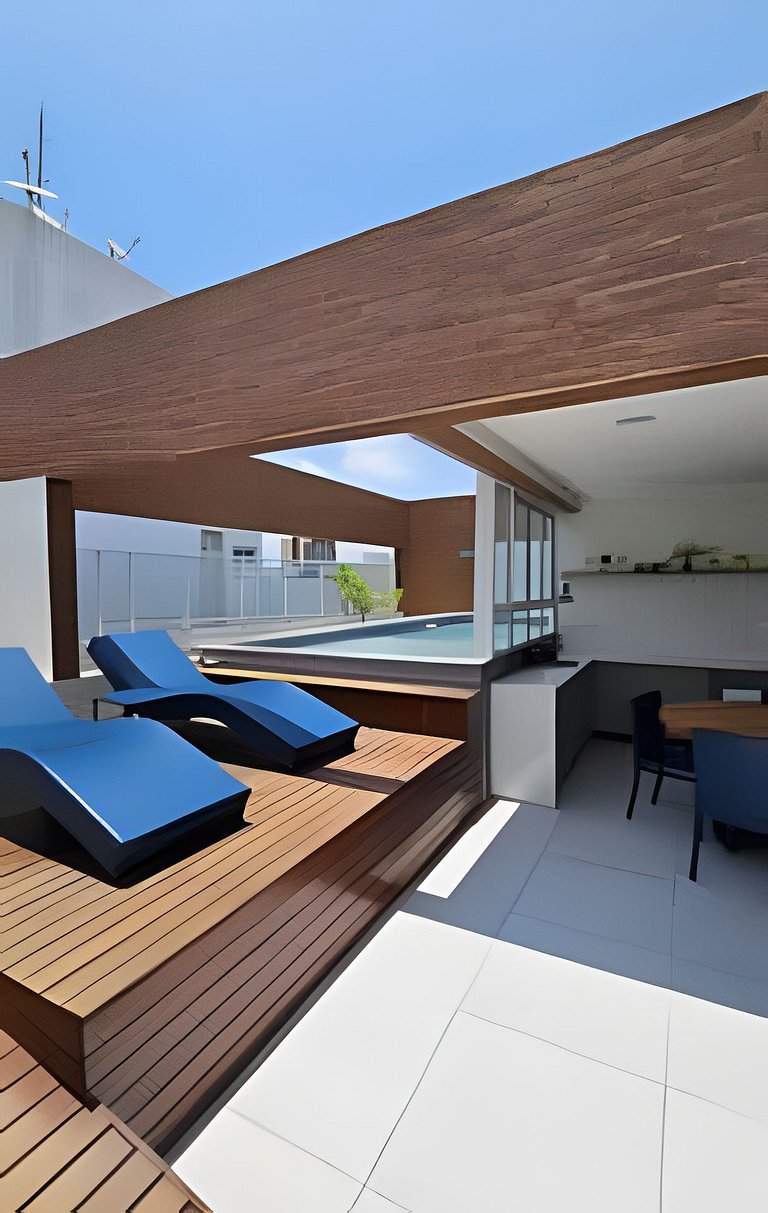 STUDIO CONFORTO Intermares, piscina e garagem fixa