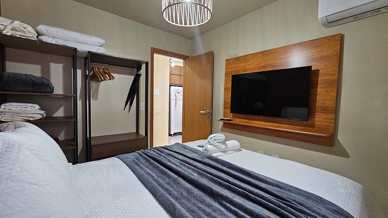 PERFEITO 1dorm, piscina, churrasqueria, Intermares