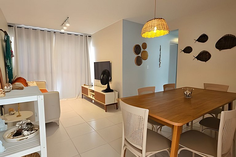 ACONCHEGO Ponta de Campina, 3 dorm. e garagem fixa