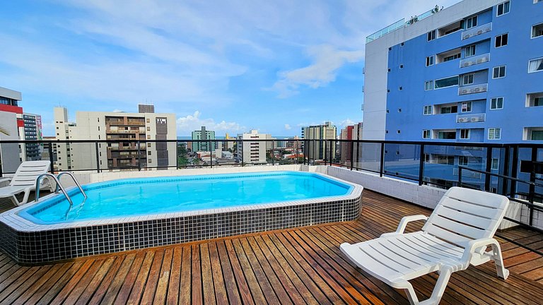 BELEZA e Conforto CABO Branco c/ Piscina e Garagem