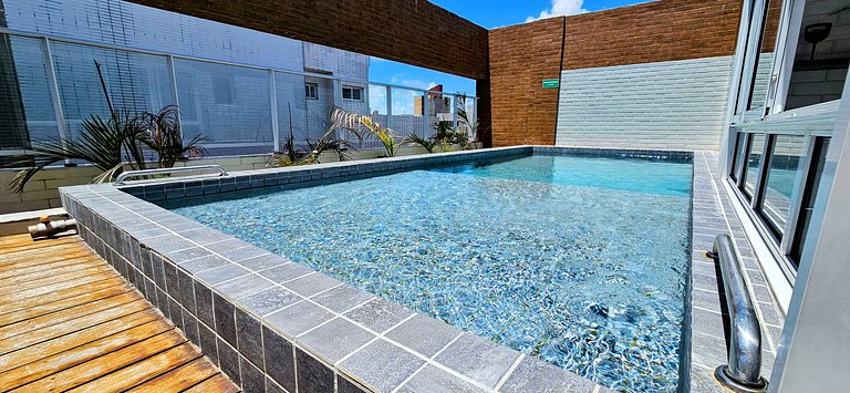 STUDIO CONFORTO Intermares, piscina e garagem fixa