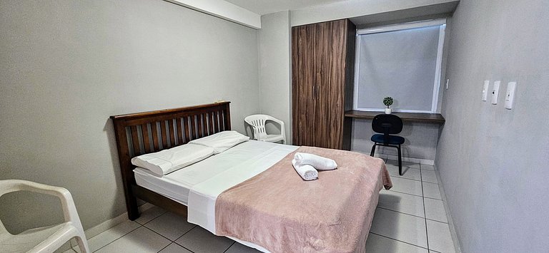 CABO BRANCO - 2 dorm, 5 pessoas, piscina, garagem!
