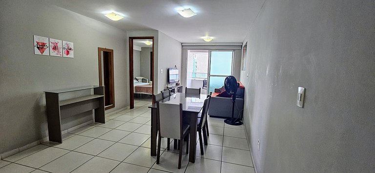 CABO BRANCO - 2 dorm, 5 pessoas, piscina, garagem!
