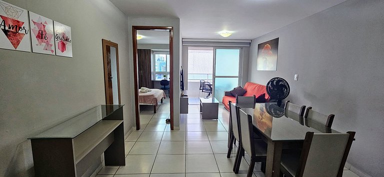 CABO BRANCO - 2 dorm, 5 pessoas, piscina, garagem!