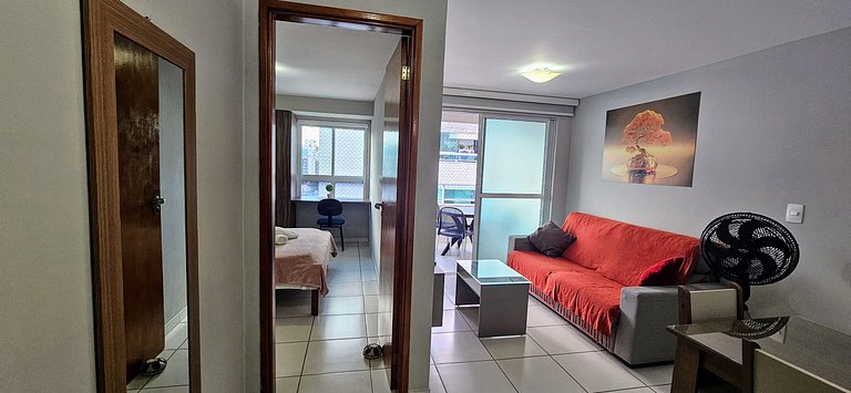 CABO BRANCO - 2 dorm, 5 pessoas, piscina, garagem!