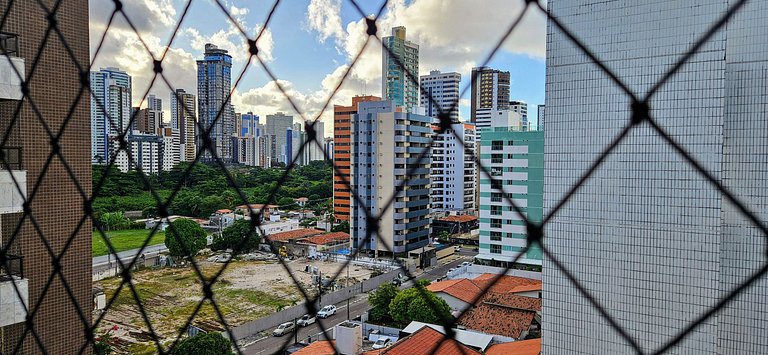 CABO BRANCO - 2 dorm, 5 pessoas, piscina, garagem!