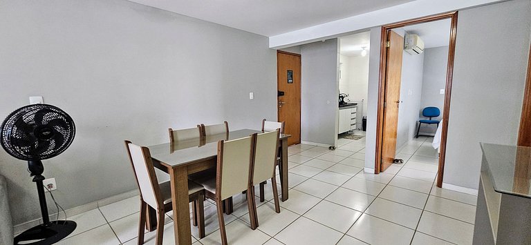 CABO BRANCO - 2 dorm, 5 pessoas, piscina, garagem!