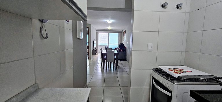 CABO BRANCO - 2 dorm, 5 pessoas, piscina, garagem!