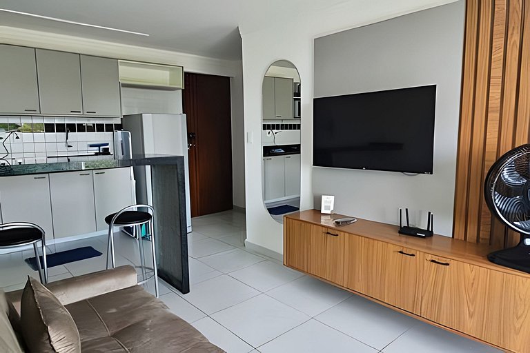 BESSA VISTA MAR, 100m da orla, 1 dorm. e garagem