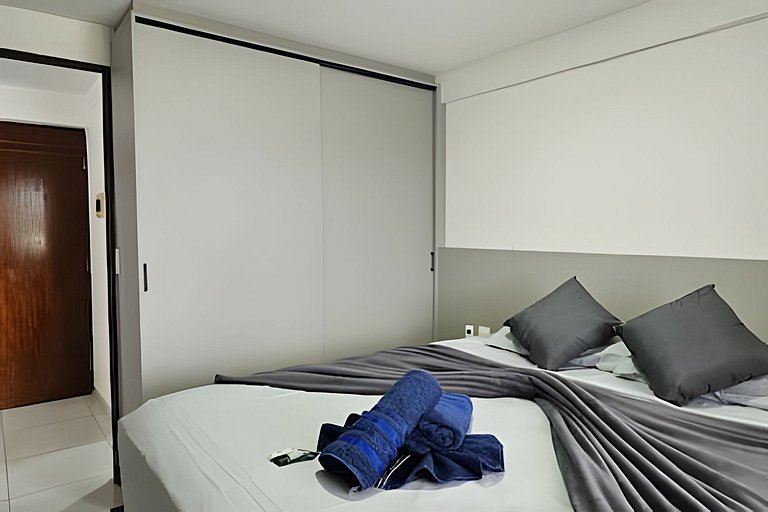 BESSA VISTA MAR, 100m da orla, 1 dorm. e garagem