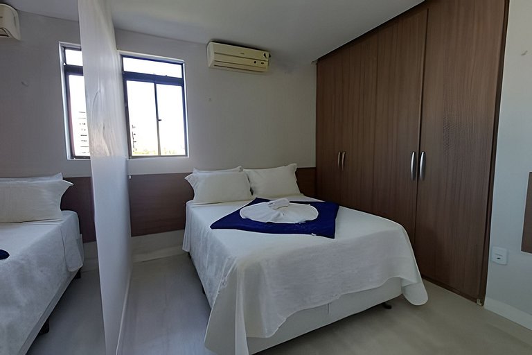 2 Quartos - Intermares - Até 6 pessoas - Garagem