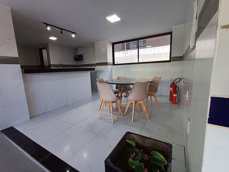 2 Quartos - Intermares - Até 6 pessoas - Garagem