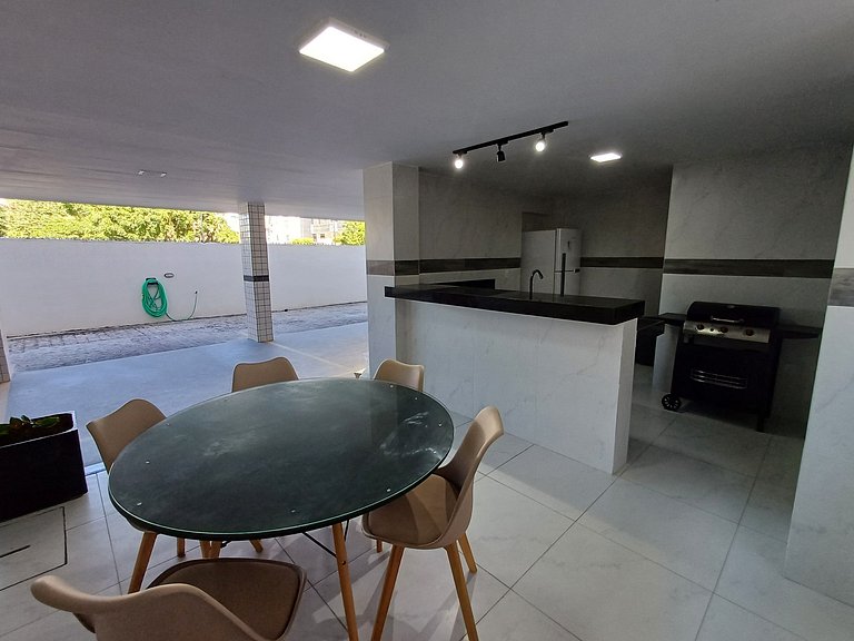 2 Quartos - Intermares - Até 6 pessoas - Garagem