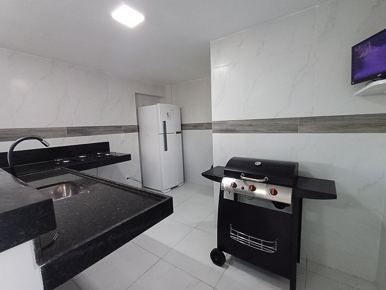 2 Quartos - Intermares - Até 6 pessoas - Garagem