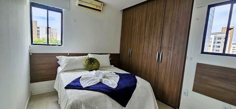 2 Quartos - Intermares - Até 6 pessoas - Garagem