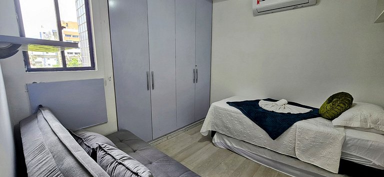 2 Quartos - Intermares - Até 6 pessoas - Garagem