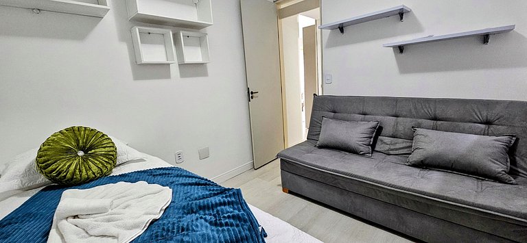2 Quartos - Intermares - Até 6 pessoas - Garagem
