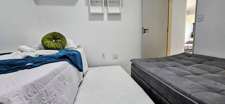 2 Quartos - Intermares - Até 6 pessoas - Garagem