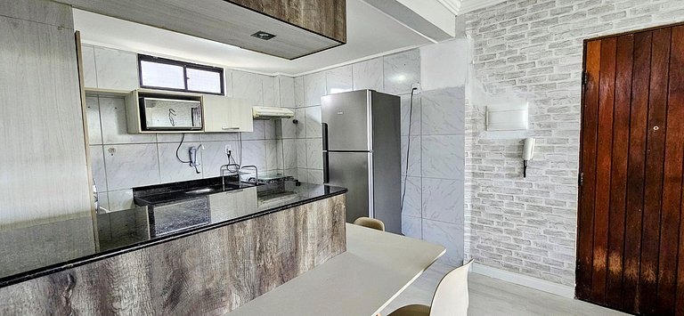 2 Quartos - Intermares - Até 6 pessoas - Garagem