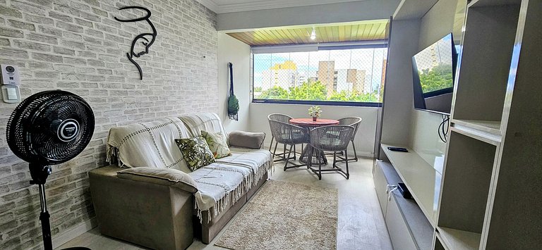 2 Quartos - Intermares - Até 6 pessoas - Garagem