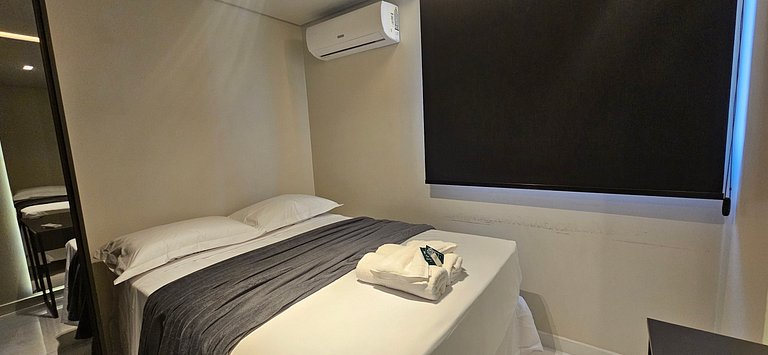 Belo apê 2Q c/ piscina a 200m do mar - Intermares