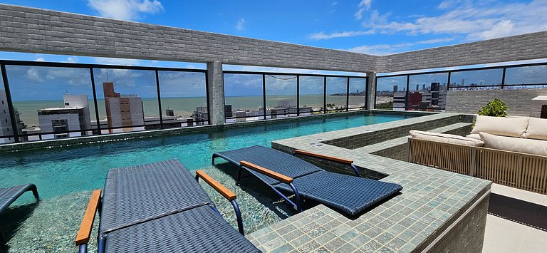 LINDO Apto 2Q | Piscina | 200m Mar | Intermares/PB