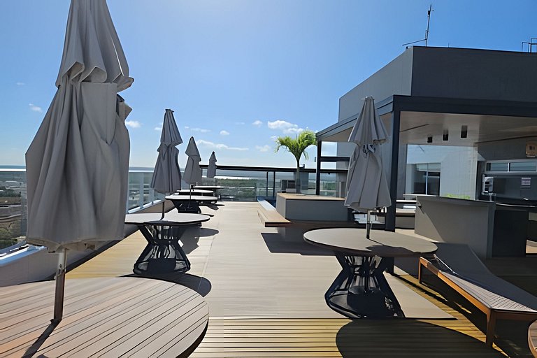 Divino 2 Quartos com Piscina e Vista Incrível