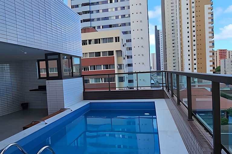 NOVO e Impecável • 1 Quarto • pertinho do LETREIRO