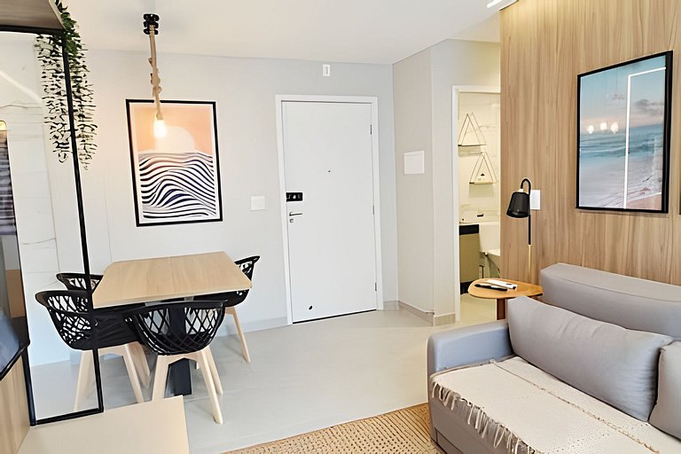 NOVO e Impecável • 1 Quarto • pertinho do LETREIRO