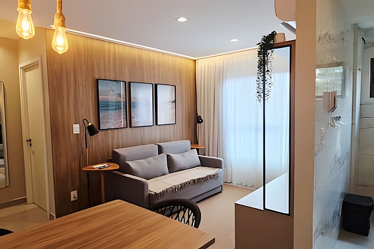 NOVO e Impecável • 1 Quarto • pertinho do LETREIRO