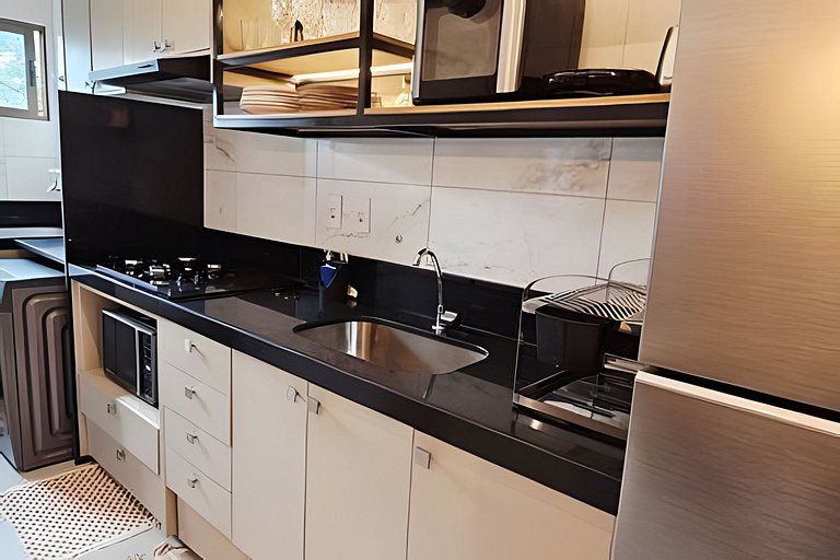 NOVO e Impecável • 1 Quarto • pertinho do LETREIRO