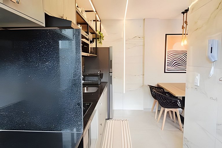 NOVO e Impecável • 1 Quarto • pertinho do LETREIRO