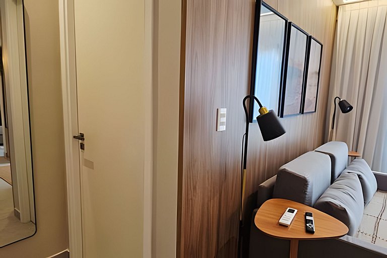 NOVO e Impecável • 1 Quarto • pertinho do LETREIRO