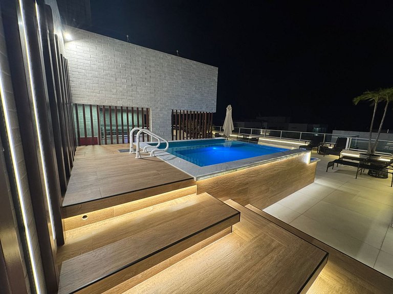 BESSA VISTA MAR, quarteirão na areia e piscina