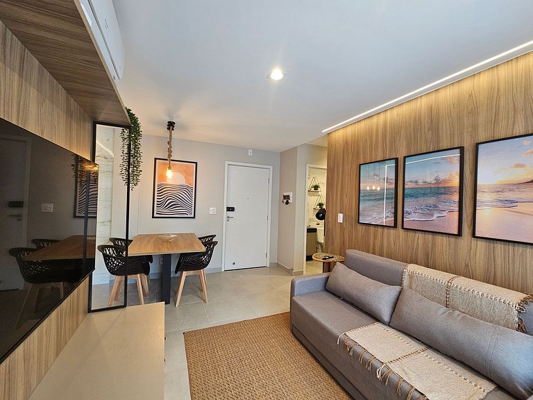 NOVO e Impecável • 1 Quarto • pertinho do LETREIRO