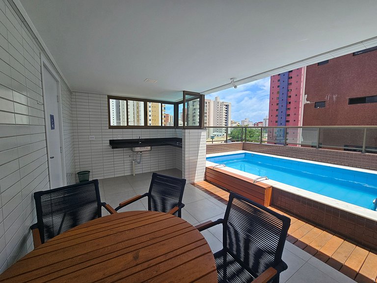 NOVO e Impecável • 1 Quarto • pertinho do LETREIRO