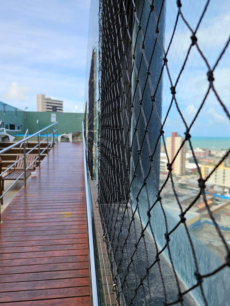 ACONCHEGANTE em Tambaú, piscina, garagem FIXA e completo!