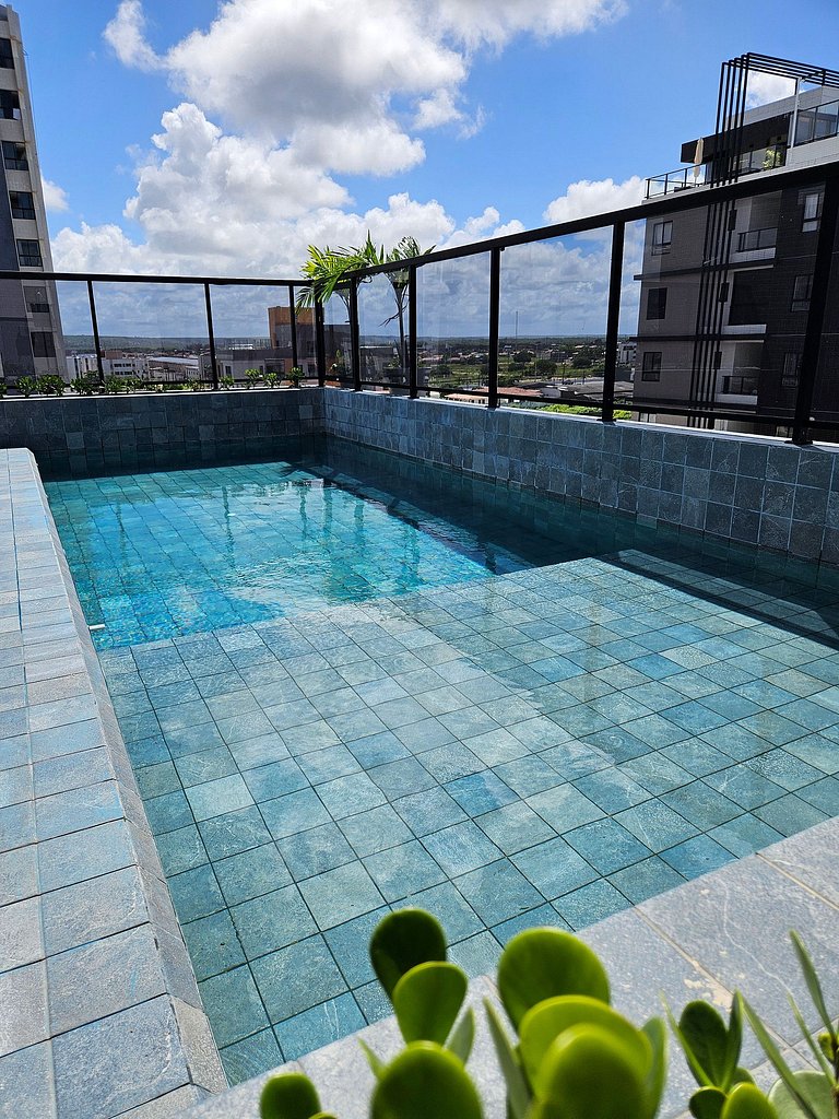 Suíte Conforto Intermares c/ Piscina na Cobertura