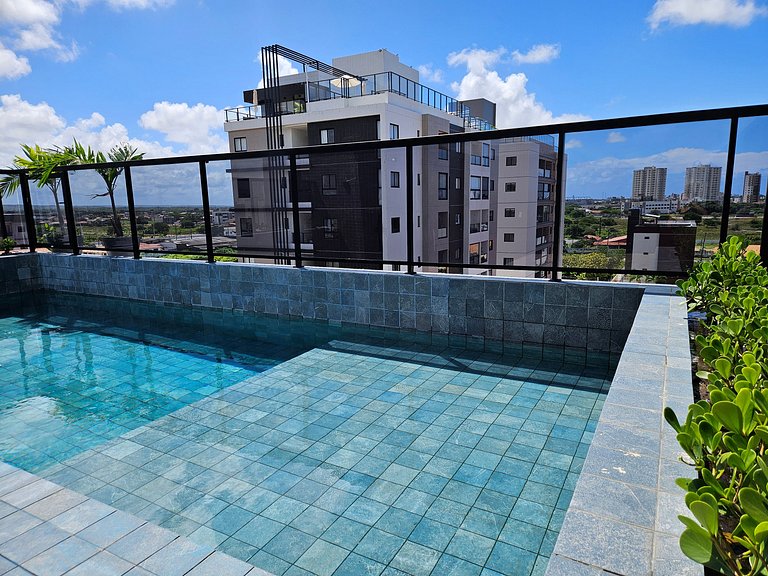 Suíte Conforto Intermares c/ Piscina na Cobertura